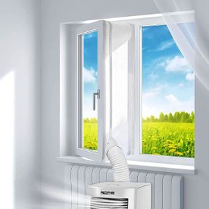 210cm kit fenêtre climatiseur mobile ，Joint de Porte pour la Climatisation Mobile et Sèche-Linge 90 Installation Facile ， Kit de Calfeutrage Climatiseur, 