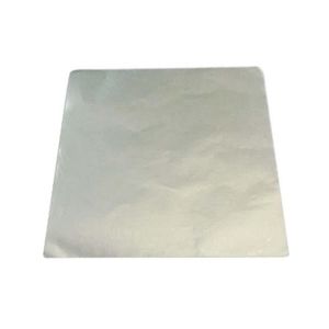 Ø12 cm 50 x Feuilles aluminium prédécoupées et perforées pour chicha narguilé