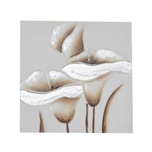 Lot De 6 Toiles à Peindre Avec Cadres En Bois + 2 Pinceaux - Tailles Variées Pour Artistes Et Débutants