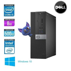 PC Dell Optiplex 3040 Micro Reconditionné - Intel G4400T 2.9GHz - 8Go RAM - SSD 240Go - WiFi - Windows 11