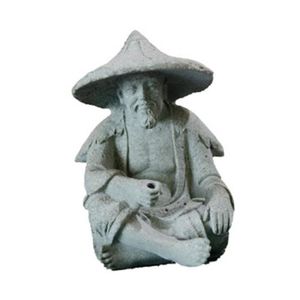 OBJET DÉCORATIF Dilwe Ornement de pêche Statue de pêcheur en résin