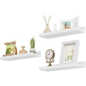Tablette étagère mural salle de bain ABS blanc - Cdiscount Bricolage