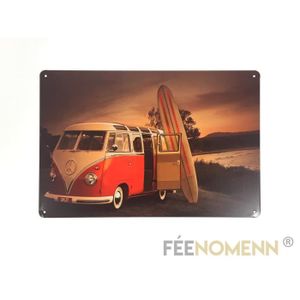 Plaque Metal Surf Achat Vente Pas Cher