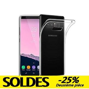 COQUE - BUMPER Samsung Galaxy Note 8 Coque souple transparente et résistante anti choc