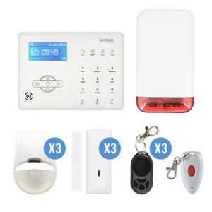 KIT ALARME IPE-15autoGSM-NOC1 – Kit alarme GSM avec sirène au
