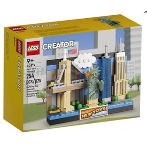 ASSEMBLAGE CONSTRUCTION LEGO CREATOR 40519 CARTE POSTALE 3D DE NEW YORK AV