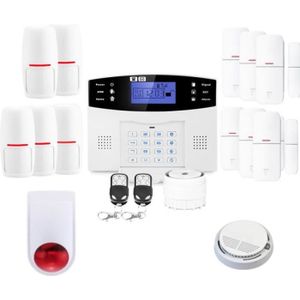 kit dalarme Wifi/GSM avec sécurité Sirène fournit un moyen très efficace pour protéger votre maison et bureau A4 TecPeak Système dalarme domestique sans fil