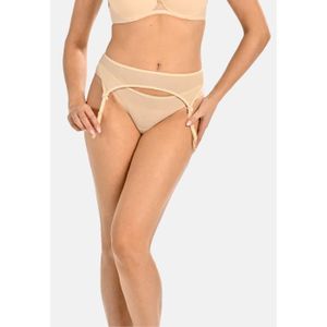 Lingerie Dentelle Bretelles Porte-jarretelles Dentelle Femme - Ceinture Taille Haute Avec 6 Clips Réglables - Or Ceinture Porte-jarretelles