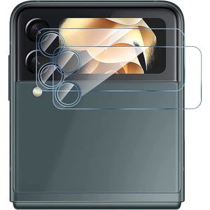FILM PROTECT. TÉLÉPHONE Compatible Samsung Galaxy Z Flip 3- Lot de 2 Films vitre Protection Verre trempé pour l'objectif arrière