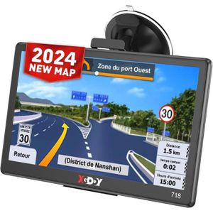 GPS AUTO Gps Voiture 7 Pouces, Avec Les Cartes 2024 De La F