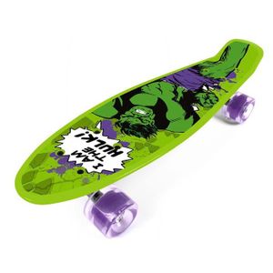 SKATEBOARD - LONGBOARD Planche de skate enfant SEVEN Penny Board Hulk - vert - 21,6''x5,7''/55x14,5 cm - Roues en polyuréthane souples