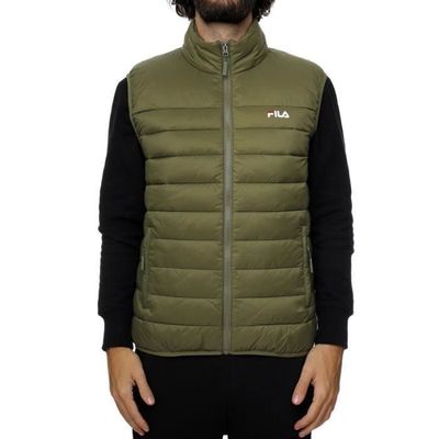 Doudoune sans manches Fila Berglicht burnt olive Burnt olive Cdiscount Pret a Porter