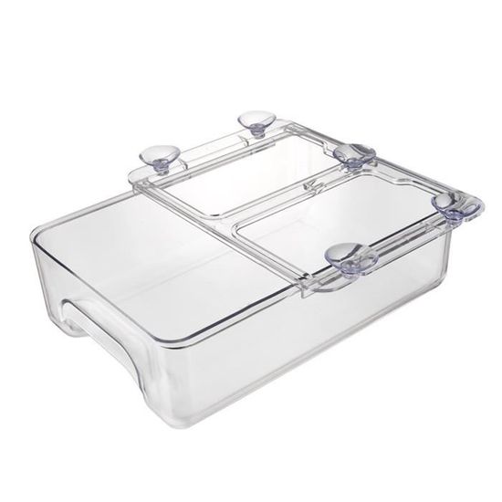 Boîte De Rangement Pour Batteries 20700/21700 - Transparente - 2 Emplacements - Protection Court-Circuit - 8