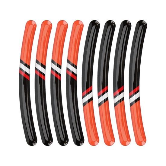 Lot De 8 Autocollants Réfléchissants - Déco Mignonne Pour Tondeuse, Casque, Poubelle - Sécurité Nuit