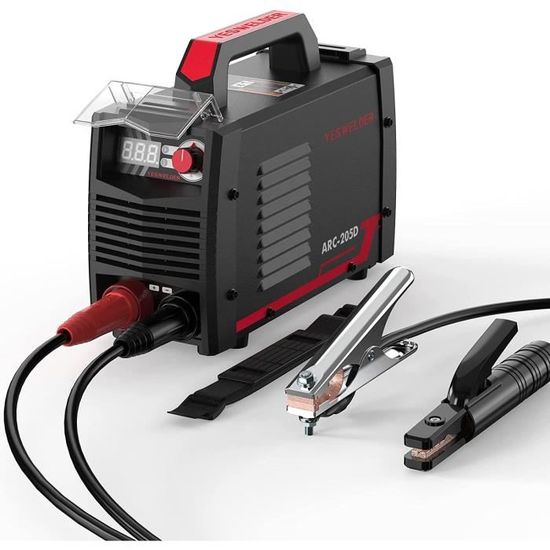 AIXZGLOBAL AIM145 Poste à Souder Inverter 3 En 1 145A - ARC / Lift TIG / Fil Fourré - Écran LCD