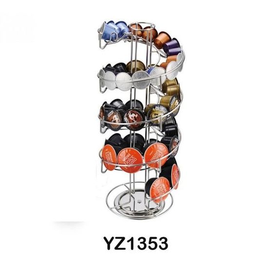 70 Capsules Porte Dosette de Café pour Nespresso, Tiroir à Capsules de