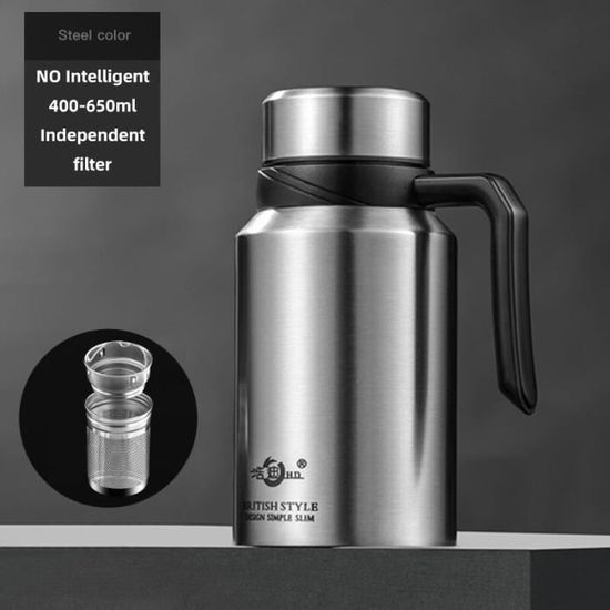 Gourde Isotherme Microlite Violette - 500 Ml - Acier Inoxydable - Légère Et Pratique