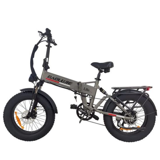 Vélo électrique 20" - Moteur 750W - Batterie 48V 12AH - Shimano 7 vitesses - Portée maximale 80 km - Vélo électrique pliant - D5