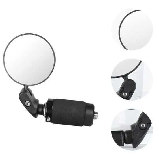 Retroviseur Velo, Rétroviseur Trottinette Électrique, Miroirs De Vélo, Réglable 360° Universelle