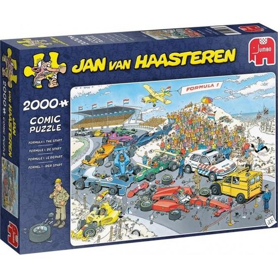 Puzzle Jan van Haasteren Formule 1 - JUMBO - 2000 pièces - Dessins animés et BD
