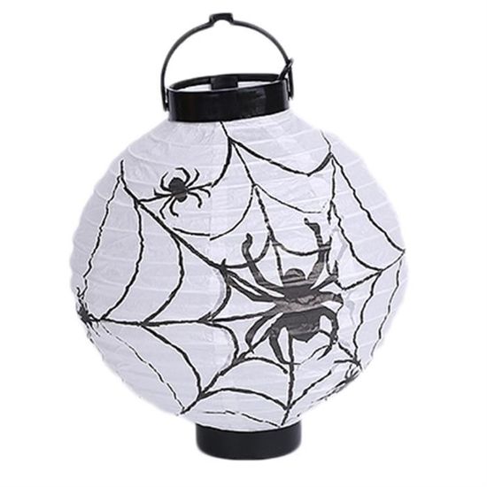 5 Guirlandes Papier Halloween à Suspendre - Motifs Araignée, Citrouille, Chauve-souris, Fantôme, Squelette - 300 Cm - 6