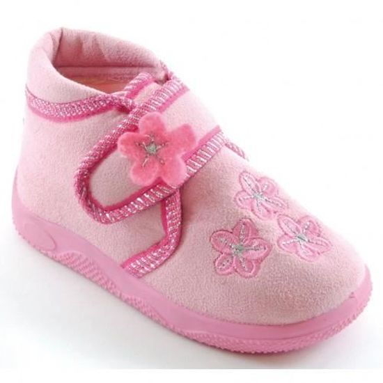 Chaussons Bottine BLEU Fille Fermeture éclair FROZEN