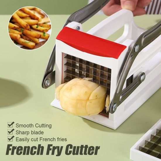 Coupe-frites électrique, coupe-poes de terre électrique, coupe-poes de terre électrique avec 2 tailles