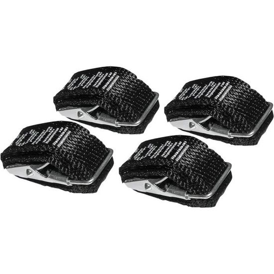 Lot De 3 Sangles élastiques De Serrage Vélo 75cm - Crochets, Pour Porte-bagages, Panier, Fixation