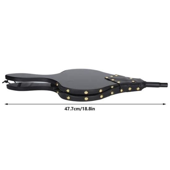 Soufflet Pour Cheminée à Bois - Design Vintage En Bois Et Cuir - Portable Pour BBQ, Feu De Camp, Jardin