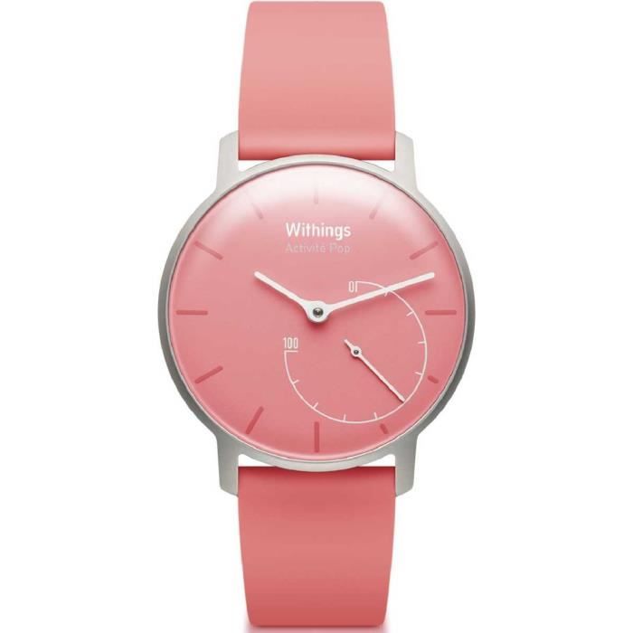 Montre connectée Mesure d'Activité Rose Corail