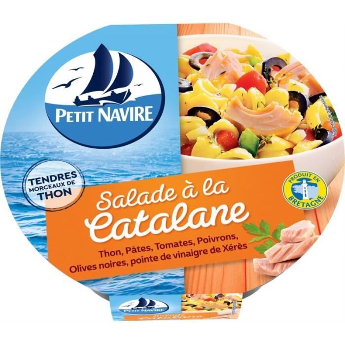 PETIT NAVIRE - Salade Au Coeur De La Région Catalane 220G - Lot De 4