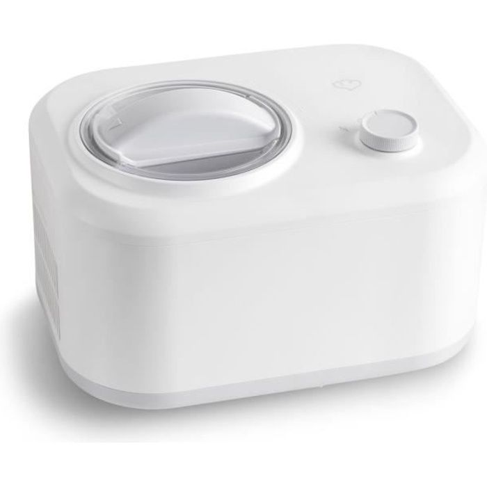 Sorbetière machine à crème glacée Eni 1L 100W avec compresseur auto-refroidissant