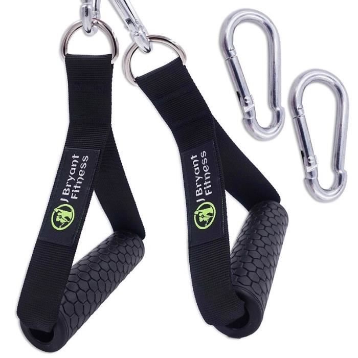 attache cable musculation equipement Poignée de gymnastique antidérapante d-ring tirer la barre de - Modèle: Set B - HSJSTLDA06013