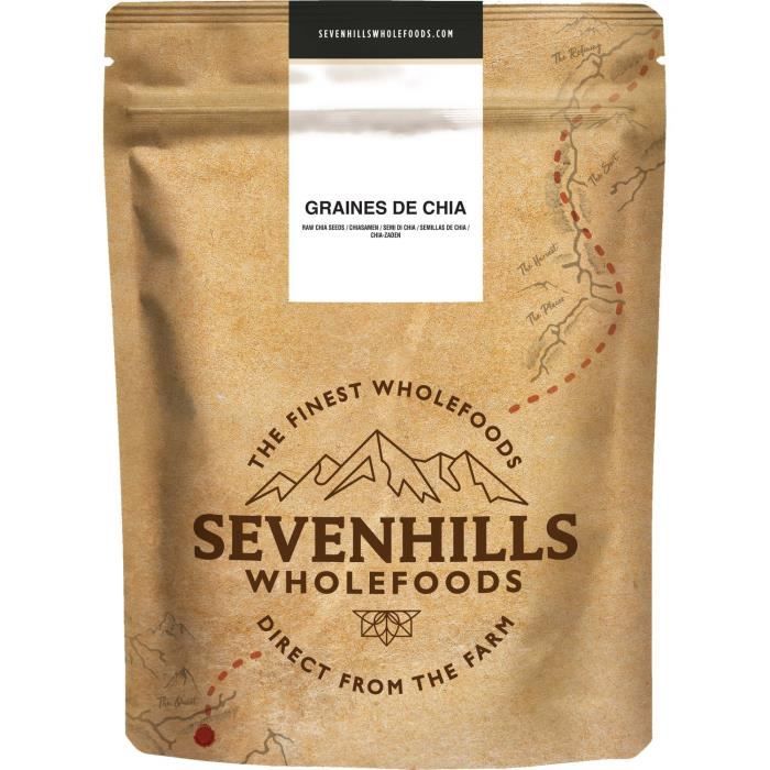 Sevenhills Wholefoods Graines de Chia 2kg