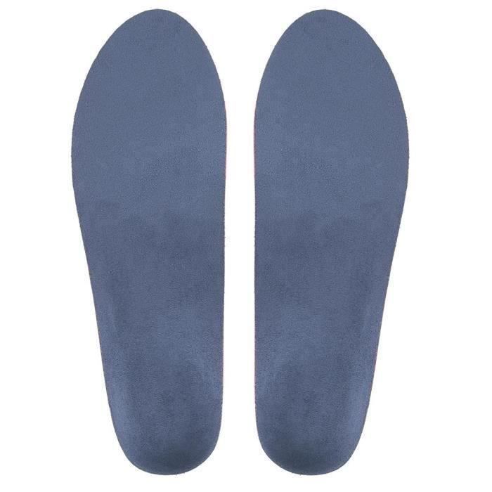 Unisexe Orthopédique Semelle X - O Forme Jambe Correction Pied Plat Arch Support Orthèses Coussinets (Orange M (41-42))
