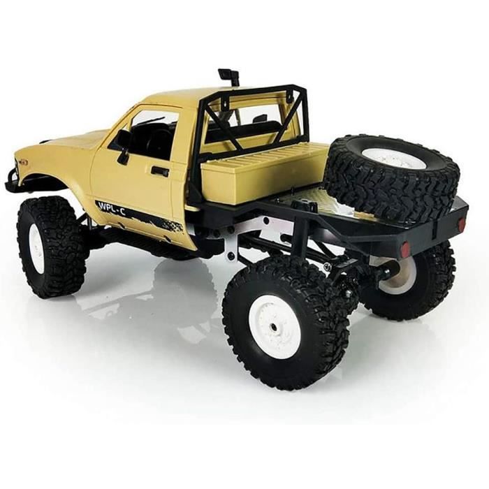 VEHICULE MINIATURE ASSEMBLE ENGIN TERRESTRE MINIATURE ASSEMBLE Anewu RC Jouet De Voiture, 1-16 WPL C14 2.4G 2CH 4WD Mini V&eac405