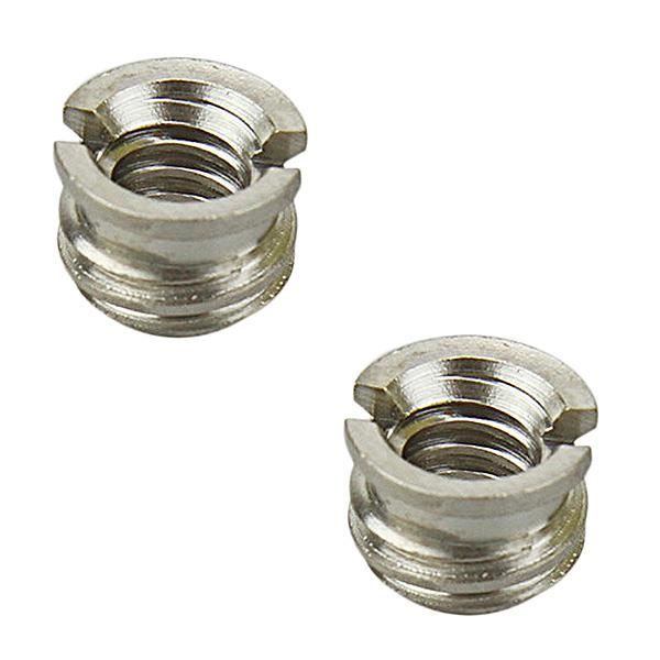 2x Vis Adaptateur Filetage Femelle 1/4 - en Mâle 3/8- pour Trépied et Monopode