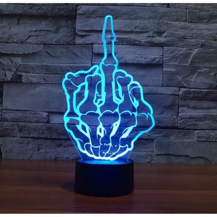 3D Veilleuse 3D Chien De Compagnie Led Bureau Lampe De Bureau Usb 3D Nuit Lumière 7 Changement De Couleur Usb 3D Diaporama Po Wir66