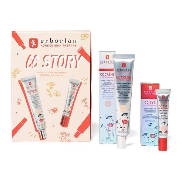 Erborian The CC Story Clair CC Crème HD Claire 45 ml + CC Eye Clair 10 ml