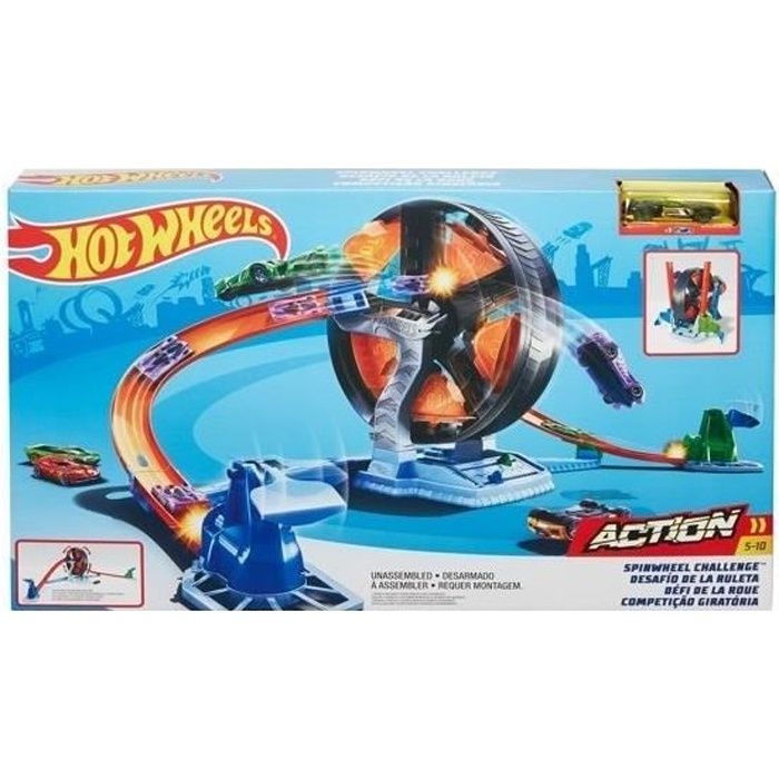 Hot Wheels jeu de piste Action Spinwheel Challenge