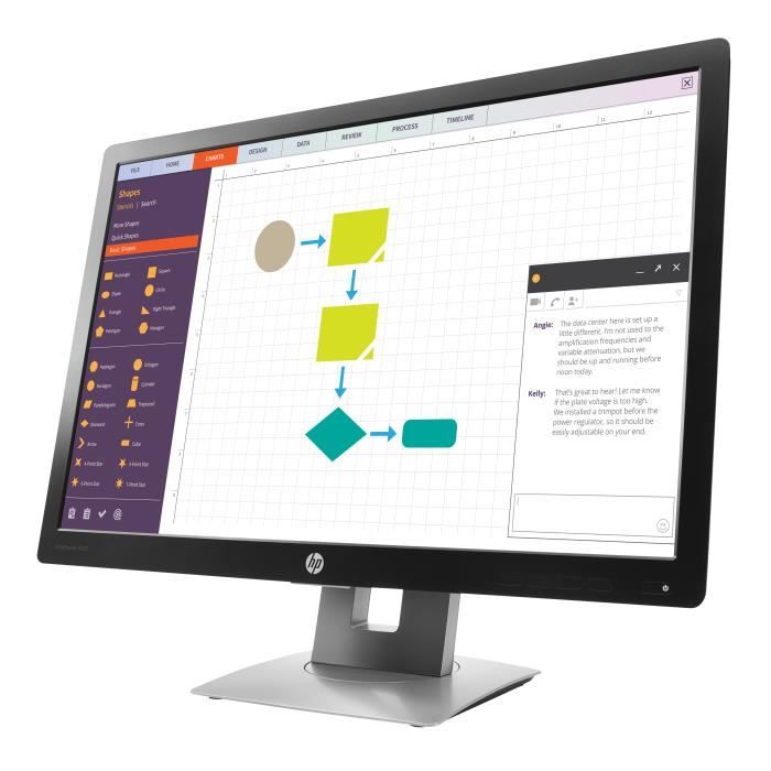 HP Moniteur EliteDisplay E242 61 cm (24 pouces) (ENERGY STAR), 61 cm (24