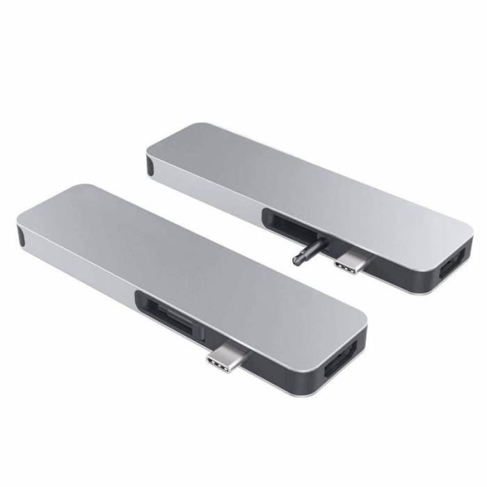 MOBILITY - HyperDrive SOLO Station d'accueil USB-C Mini DisplayPort 4K avec fonction de charge - Gris Argent
