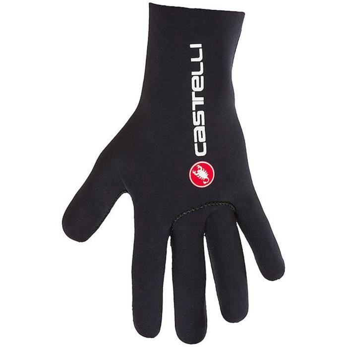 Gants de Cyclisme Castelli 2018 Diluvio C Noir