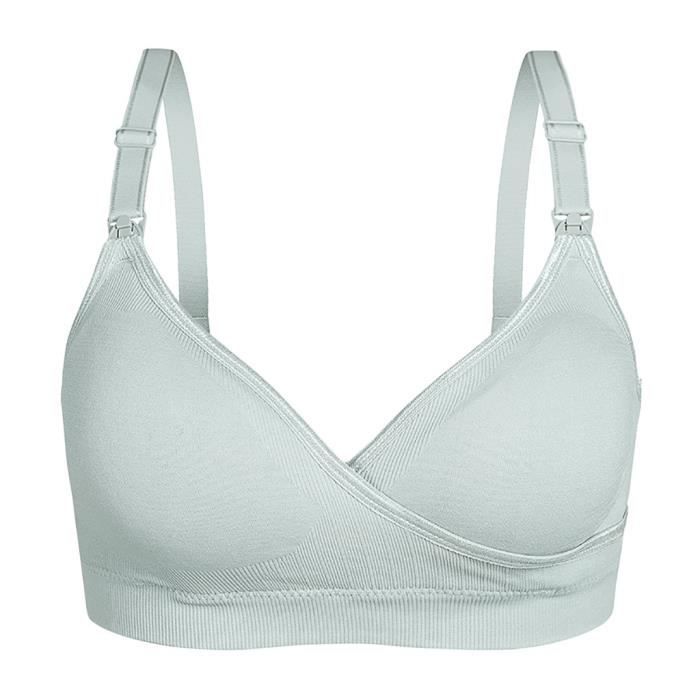 Sous-vêtements Femmes Doux Buste Complet Sans Soudure Allaitement Maternité Soutiens-gorge Bralette
