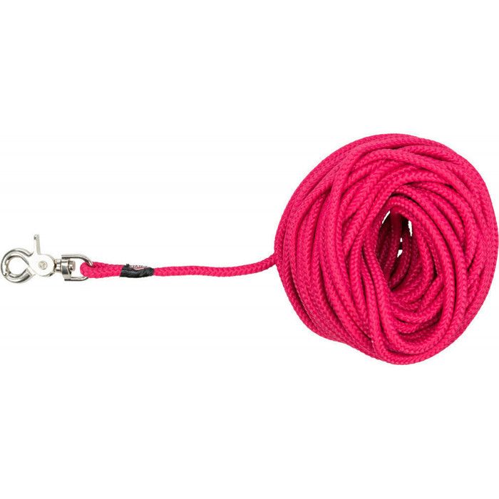 Laisse à pister, ronde sans dragonne, longueur 20 M / ø 6 mm. pour chien.-Trixie 14,000000 Rose