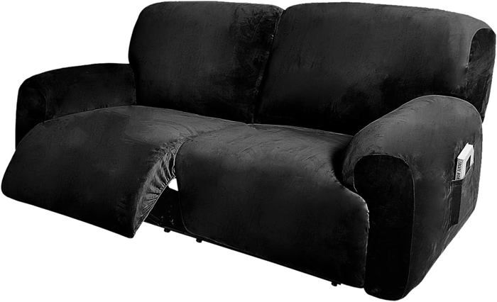 Housse Inclinable pour Causeuse 6 pièces, Housse de Canapé 2 Places