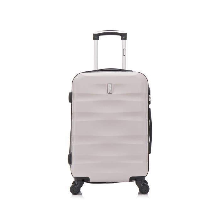 Valise Cabine CELIMS 55x40x20 Cm Rose Gold + Vanity Trousse 30cm - Légère Rigide 100 Compagnies Aériennes