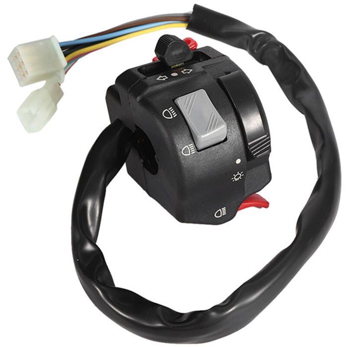 Interrupteur Clignotant Et Klaxon Pour Moto - Support 22mm, Universel, Neuf, Marque Yamaha !