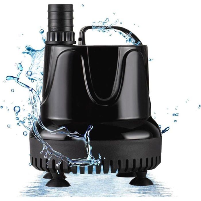 Comparer les prix de Pompe eau daquarium 600 LH 18W Mini pompe eau submersible ultra silencieuse pour tang fontaine aquarium jardin PZCC