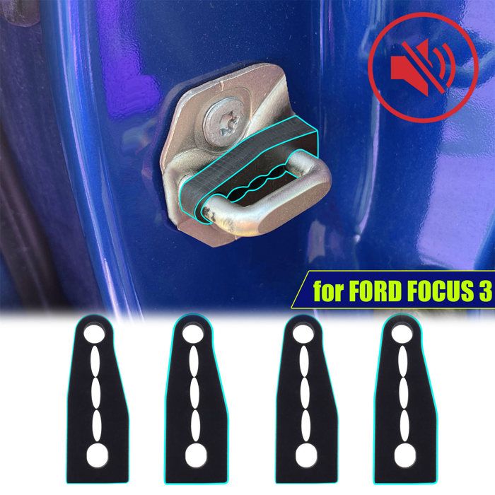 16 Joints Amortisseurs Voiture En PVC – Autocollants Anti-chocs Pour Portes, Isolation Phonique, Protection Peinture